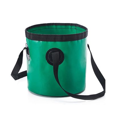 Collapsible Bucket,Bucket Multifunctional Portable Collapsible Wash Basin Folding Bucket Water Container Fishing Bucket for Travelling Camping Hiking Fishing Gardening ( Color : Green , Size : 20L )
