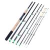 DKEKE Fishing Rod Lengthened Handle6 Sections Fishing Rod L M H Power Carbon Fiber Travel Rod Fishing Tackle DKEKE (Color : Light Green) view 1