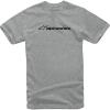 Alpinestars Linear Combo T-Shirt-Grey Heather/Black-M view 1