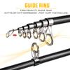 DKEKE 1.8-3m Portable Telescopic Fishing Rod Carbon Fiber Material Fishing Tackle Freshwater/Saltwater Sea Fishing Pole DKEKE (Color : Black, Length : 1.8 m) view 2