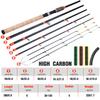 DKEKE Fishing Rod Lengthened Handle6 Sections Fishing Rod L M H Power Carbon Fiber Travel Rod Fishing Tackle DKEKE (Color : Yellow) view 3