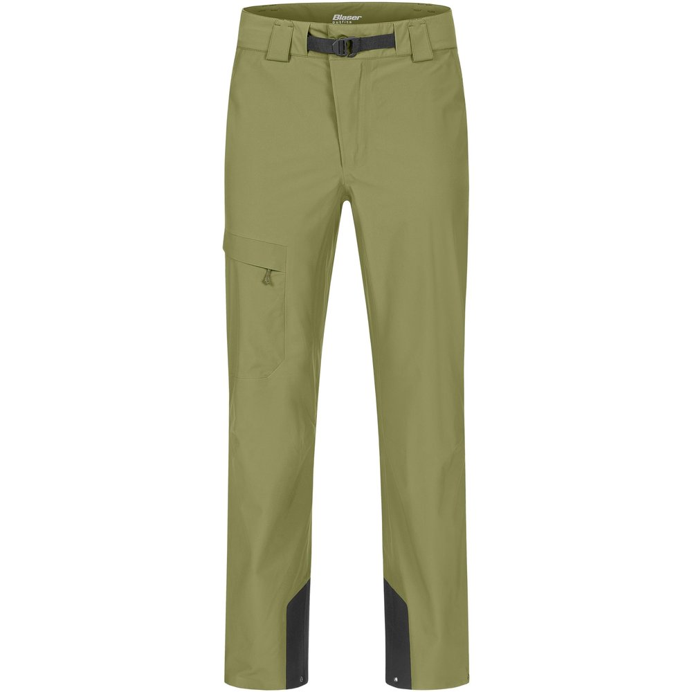 Blaser Men's Hunting Waterproof Windproof Low-Noise Lightweight Hardshell Venture 3-Layer Pants, Highland Green, 36" (C52)