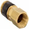 Parker Brass Industrial Coupler Body - HF-371-8FP view 3