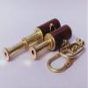 Beautiful Designer Brass Wooden Telescope Keyring Lot of 2 Pcs Brass Telescope Keyring Wooden Bounded Keychain 3" view 4
