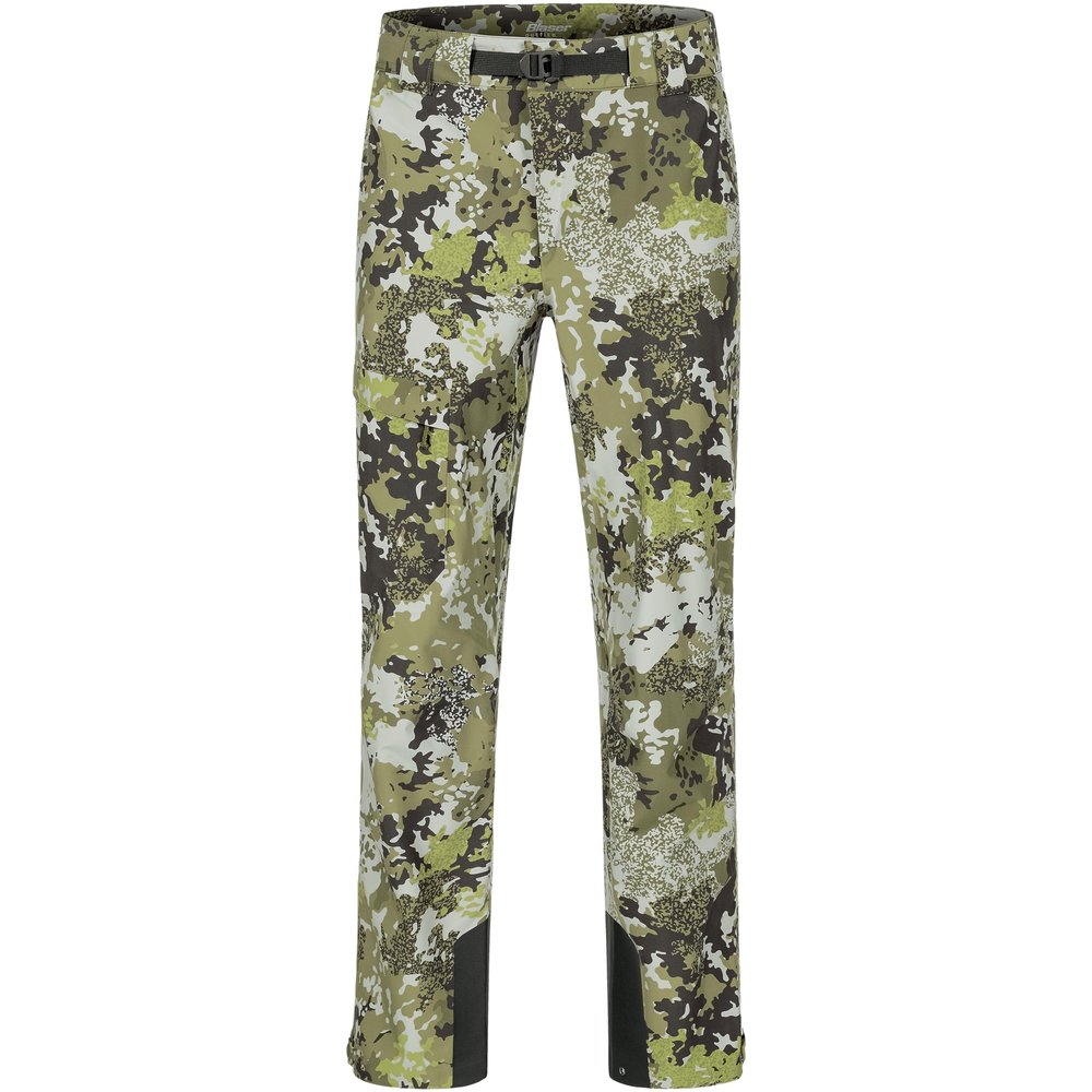 Blaser Men's Hunting Waterproof Windproof Low-Noise Lightweight Hardshell Venture 3-Layer Pants, Huntec Camouflage, 34" (C50)