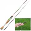 DKEKE 1.68m Colorful Solid Tip Trout Lure Fishing Rod UL Power Ultralight 3-7g Carbon Spinning/Casting Rod Probale Fishing Pole DKEKE (Color : White) view 3