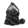 HPWFHPLF Tennis Balls, 15 Pack Practice Tennis Ball for Beginners, Training Playing Tennis Balls for Dogs, Come with Mesh Carry Bag (Black) view 1