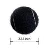 HPWFHPLF Tennis Balls, 15 Pack Practice Tennis Ball for Beginners, Training Playing Tennis Balls for Dogs, Come with Mesh Carry Bag (Black) view 2