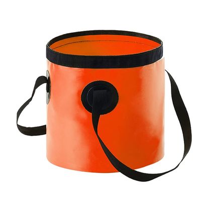 Collapsible Bucket,Bucket Multifunctional Portable Collapsible Wash Basin Folding Bucket Water Container Fishing Bucket for Travelling Camping Hiking Fishing Gardening ( Color : Orange , Size : 10L )