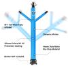MOUNTO 8ft Inflatable Dancer Tube Man Replacement, (Blower Not Included), (Blue) view 3