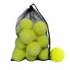 HPWFHPLF Tennis Balls, 15 Pack Practice Tennis Ball for Beginners, Training Playing Tennis Balls for Dogs, Come with Mesh Carry Bag (Yellow) view 1