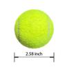 HPWFHPLF Tennis Balls, 15 Pack Practice Tennis Ball for Beginners, Training Playing Tennis Balls for Dogs, Come with Mesh Carry Bag (Yellow) view 2