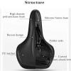 UOOD Bike Seat Bike Saddle Anti-Slip Breathable Bicycle Saddle Silicone Gel Padded Bike Saddle Cover for Mountain Road Bike Comfortable and Breathable view 3