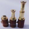 Beautiful Designer Brass Wooden Telescope Keyring Lot of 5 Pcs Brass Telescope Keyring Wooden Bounded Keychain 3" view 4