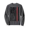 American Flag Carnivore Diet Meat Eater Sweatshirt view 1