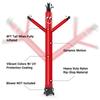 MOUNTO 8ft Inflatable Dancer Tube Man Replacement, (Blower Not Included), (Red) view 3