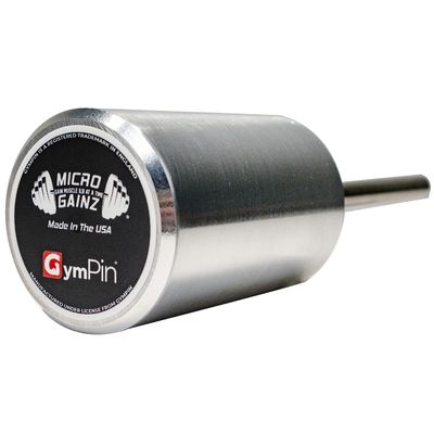 Micro Gainz GymPin Weight Stack Extender Pin for Cable Machine & Home Gym, Designed for Weight Lifting & Strength Training Allowing Additional Olympic Weight Plates, Made in The USA (Size 5/16)