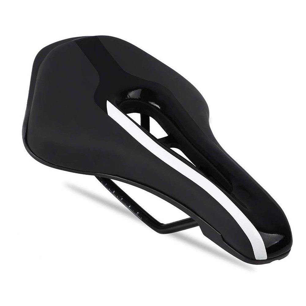 UOOD Comfortable Bike Seat- Replacement Wide Bicycle Saddle Memory Foam Padded Soft Bike Cushion Universal for Men,Women,Folding Bike, Road Bike Comfortable and Breathable