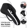 UOOD Comfortable Bike Seat- Replacement Wide Bicycle Saddle Memory Foam Padded Soft Bike Cushion Universal for Men,Women,Folding Bike, Road Bike Comfortable and Breathable view 3
