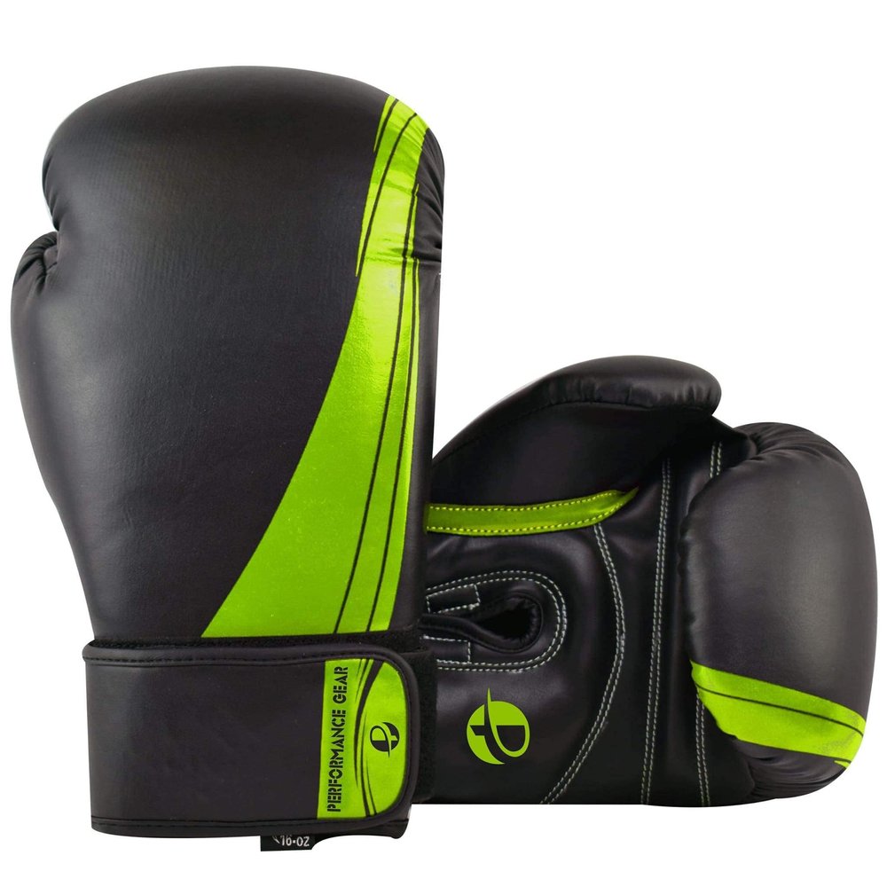 UFG Ultimate - Performance Series - Boxing Gloves - Boxing MMA Muay Thai Training Fight Bag Work (16oz, Green)