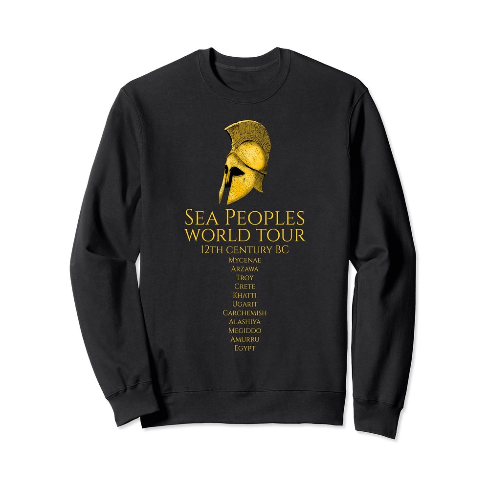 Sea Peoples World Tour - Ancient Mycenaean Greek History Sweatshirt