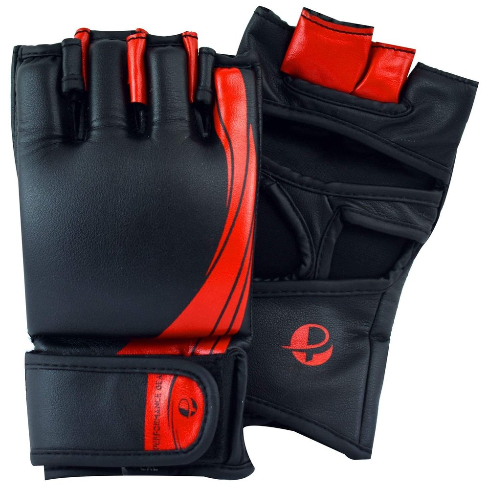 Ultimate - Performance Series - MMA Fight Gloves - Boxing Muay Thai Training & Fight (Red, S/M)