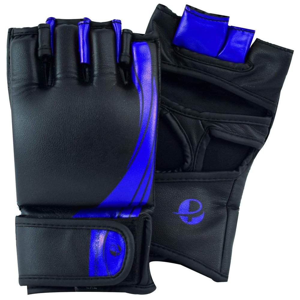Ultimate - Performance Series - MMA Fight Gloves - Boxing Muay Thai Training & Fight (Blue, L/XL)