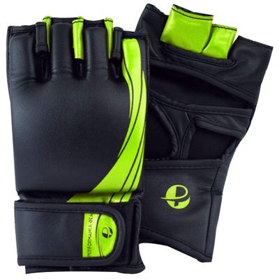 Ultimate - Performance Series - MMA Fight Gloves - Boxing Muay Thai Training & Fight (Green, S/M)