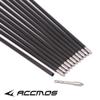 Spine 350 Arrow 28.5 Inch Arrow Target Practice Arrow Hunting Arrow Carbon Arrows Compound Bow Recurve Bow Adult Youth Archery Indoor Outdoor Shooting Bullet Tip 12pc view 3