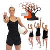 Spike Glove - Volleyball Training Aid - Great for Improving Power, Accuracy and Topspin on Serves and Spikes - Stretchy Silicone Glove Trains Aggressive Wrist Flick and Downward Finger position 3 pack view 1