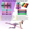STANDROCK Fabric Resistance Bands for Working Out, 3 and 4 Levels Booty Bands Long Resistance Bands for Women and Men | Elastic Bands for Exercise Bands Resistance Workout Bands Resistance view 4
