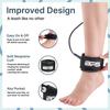 BPS 'Storm' 7.2mm Surfboard Leash - 7 ft Premium Strong Leg Rope - Stainless Steel Swivels Triple Rail Saver - SUP Paddle Boarding Surfboarding Straight Leashes - with Hidden Key Pocket (Koru Black) view 4