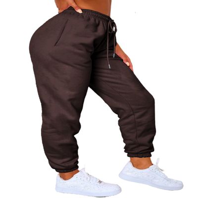 Waitfairy Sweatpants Women - Joggers for Women High Waist Baggy Sweat Pants for Womens Joggers with Pockets Cappuccino XL