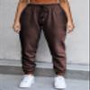 Waitfairy Sweatpants Women - Joggers for Women High Waist Baggy Sweat Pants for Womens Joggers with Pockets Cappuccino XL view 2