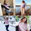 Knit Sleeveless Vest for Women V Neck Tank Tops Sweater Vest Ribbed Preppy Pullover Tops Purple M view 2