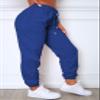Waitfairy Sweatpants Women - Joggers for Women High Waist Baggy Sweat Pants for Womens Joggers with Pockets Blue L view 4