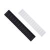 YUPPIE TONE Corset Bra Extender Women's Elastic Bra Extender 12-16 Hook 3/4 Inch Spacing 2pcs Black + White view 1