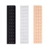 YUPPIE TONE Corset Bra Extender Women's Elastic Bra Extender 12-16 Hook 34 Inch Spacing 2pcs, 12hooks Black + Beige + White, 12 Hooks view 1