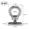 AONTOKY 6 Packs Stainless Steel Kayak Track Mount Tie Down Eyelet Rail for Kayak Canoe Boat Bungee Cord or Ropes view 2
