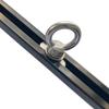AONTOKY 6 Packs Stainless Steel Kayak Track Mount Tie Down Eyelet Rail for Kayak Canoe Boat Bungee Cord or Ropes view 3