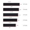 YUPPIE TONE Corset Bra Extender Women's Elastic Bra Extender 12-16 Hook 3/4 Inch Spacing 2pcs Black + White view 2