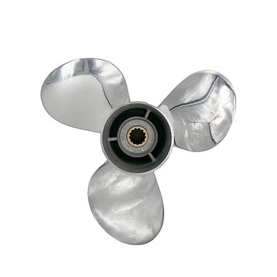 ARKDOZA Boat Propeller 11 1/8x13 Fit for Yamaha Outboard 40HP-55HP 3 Blades Stainless Steel Prop SS 13 Tooth Propel RH OEM NO: 69W-45945-00-EL 11.125x13