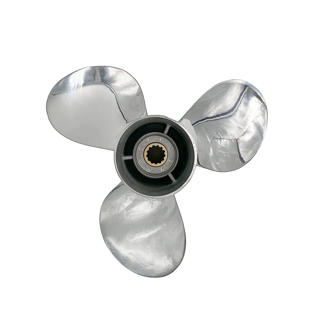 ARKDOZA Boat Propeller 11 1/8x13 Fit for Yamaha Outboard 40HP-55HP 3 Blades Stainless Steel Prop SS 13 Tooth Propel RH OEM NO: 69W-45945-00-EL 11.125x13