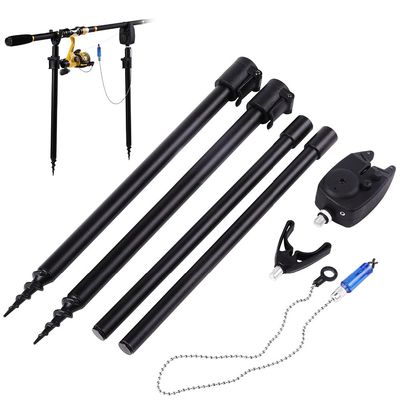 DKEKE Carp Fishing Rod Pod Stand Holder Fishing Pole Pod Stand Fishing Holder Fishing Tackle Fishing Accessory DKEKE (Color : Burgundy)