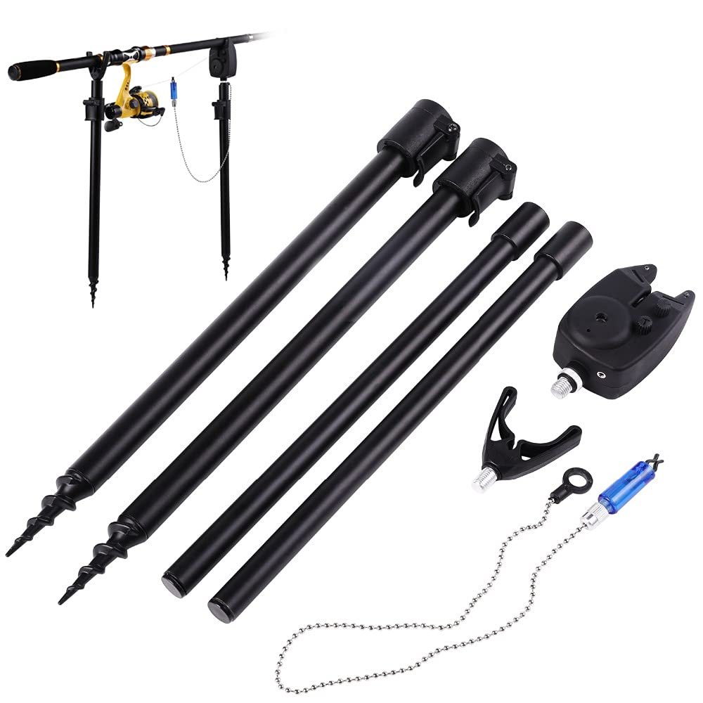 DKEKE Carp Fishing Rod Pod Stand Holder Fishing Pole Pod Stand Fishing Holder Fishing Tackle Fishing Accessory DKEKE (Color : Burgundy)