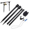 DKEKE Carp Fishing Rod Pod Stand Holder Fishing Pole Pod Stand Fishing Holder Fishing Tackle Fishing Accessory DKEKE (Color : Burgundy) view 1