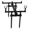 DKEKE Carp Fishing Rod Pod Stand Holder Fishing Pole Pod Stand Fishing Holder Fishing Tackle Fishing Accessory DKEKE (Color : Burgundy) view 3