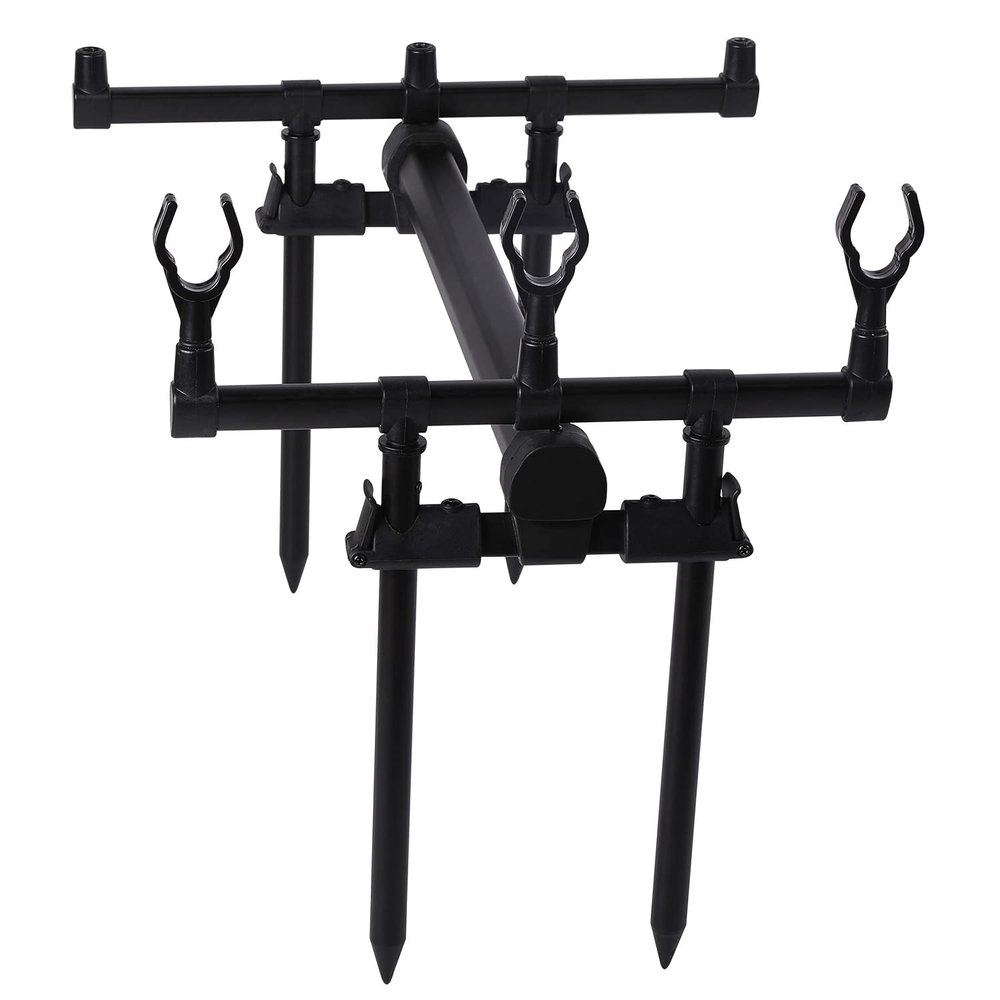 DKEKE Carp Fishing Rod Pod Stand Holder Fishing Pole Pod Stand Fishing Holder Fishing Tackle Fishing Accessory DKEKE (Color : White)