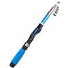 DKEKE 1.0m1.5m Mini Telescopic Rod Reel Seat EVA Handle Spinning Fishing Rod Fishing Tackle DKEKE (Color : Blue, Length : 1.5m) view 1