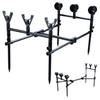 DKEKE Carp Fishing Rod Pod Stand Holder Fishing Pole Pod Stand Fishing Holder Fishing Tackle Fishing Accessory DKEKE (Color : Yellow) view 1